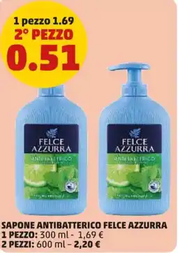 PENNY Sapone antibatterico FELCE AZZURRA offerta
