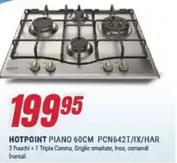 Trony HOTPOINT PIANO 60CM PCN642T/IX/HAR offerta