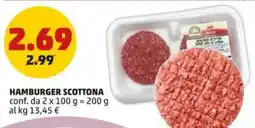 PENNY Hamburger scottona offerta