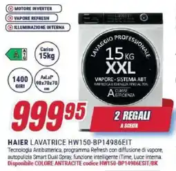 Trony HAIER LAVATRICE HW150-BP14986EIT offerta