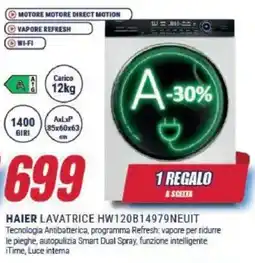 Trony HAIER LAVATRICE HW120B14979NEUIT offerta