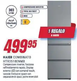 Trony HAIER COMBINATO HTR3518ENMX offerta