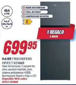 Trony HAIER FRIGORIFERO HPR5718ENMB offerta