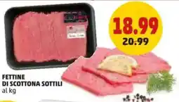 PENNY Fettine di scottona sottili offerta