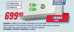 Trony DAIKIN CLIMATIZZATORE SUPERPLUS ATXP25N offerta