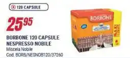 Trony Borbone 120 capsule nespresso nobile offerta