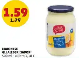 PENNY Maionese GLI ALLEGRI SAPORI offerta