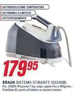 Trony BRAUN SISTEMA STIRANTE IS5245BL offerta