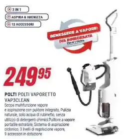Trony POLTI POLTI VAPORETTO VAP3CLEAN offerta