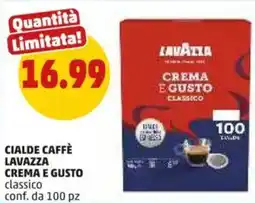 PENNY Cialde caffè lavazza crema e gusto offerta
