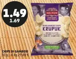 PENNY Chips di gamberi GO TAN offerta