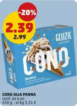PENNY Cono alla panna offerta