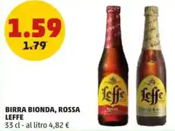 PENNY Birra bionda, rossa LEFFE offerta
