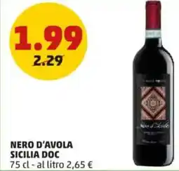 PENNY Nero d'avola sicilia DOC offerta
