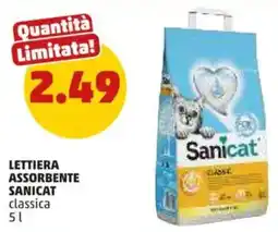 PENNY Lettiera assorbente SANICAT offerta