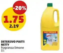 PENNY Detersivo piatti NETTY offerta