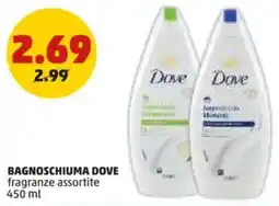 PENNY Bagnoschiuma DOVE offerta