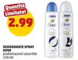 PENNY Deodorante spray DOVE offerta