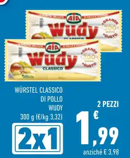 Conad Würstel classico di pollo WUDY offerta
