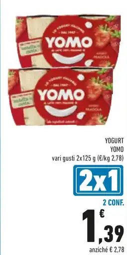 Conad Yogurt YOMO vari gusti offerta