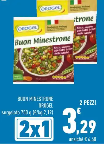 Conad Buon minestrone OROGEL offerta
