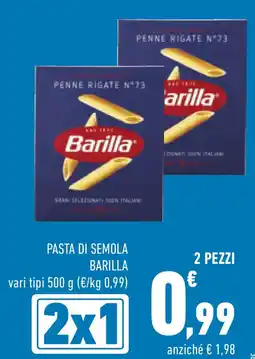 Conad Pasta di semola BARILLA offerta