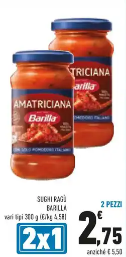 Conad Sughi ragù BARILLA offerta