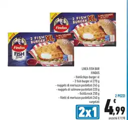 Conad Linea fish bar FINDUS offerta