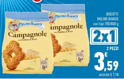 Conad Biscotti MULINO BIANCO vari tipi offerta