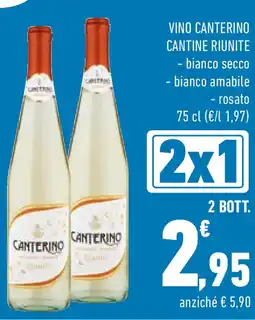 Conad Vino canterino cantine riunite offerta