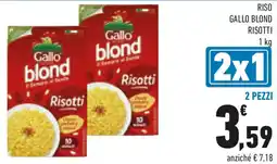 Conad Riso gallo blond RISOTTI offerta