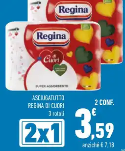 Conad Asciugatutto regina di cuori offerta