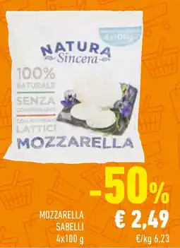 Conad Mozzarella SABELLI offerta