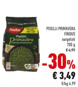 Conad Piselli primavera FINDUS offerta