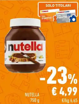 Conad Nutella offerta