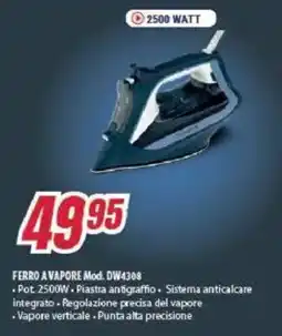 Trony Rowenta FERRO A VAPORE Mod. DW4308 offerta