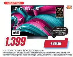 Trony LG SMART TV OLED 55" OLED55C55LA.API offerta