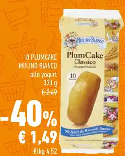 Conad 10 plumcake MULINO BIANCO offerta
