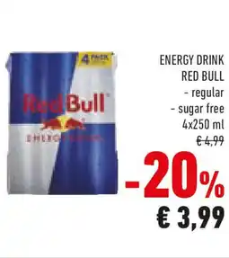 Conad Energy drink RED BULL offerta