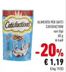 Conad Alimento per gatti CATISFACTION offerta