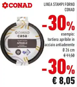Conad Linea stampi forno CONAD offerta