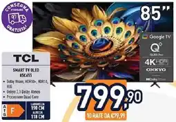 Unieuro TCL SMART TV QLED 85C655 offerta