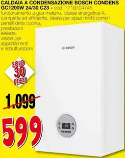 Mondo Brico Caldaia a condensazione bosch condens GC1200W 24/30 C23 offerta