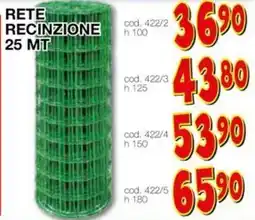 Mondo Brico Rete recinzione 25 mt offerta