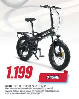 Trony NILOX BICI ELETTRICA "X10 ULTRA" offerta
