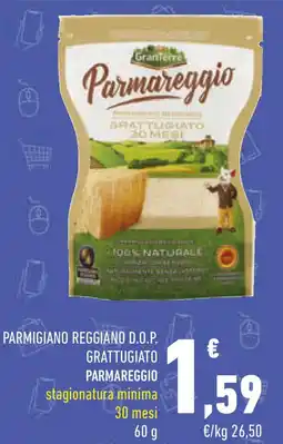Conad Parmigiano reggiano d.o.p. grattugiato PARMAREGGIO offerta