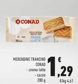 Conad Merendine trancino CONAD offerta