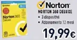 Unieuro NORTON 360 DELUXE offerta
