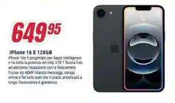 Trony iPhone 16 E 128GB offerta