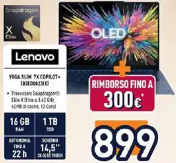 Unieuro Lenovo YOGA SLIM 7X COPILOT+ (83ED00231X) offerta